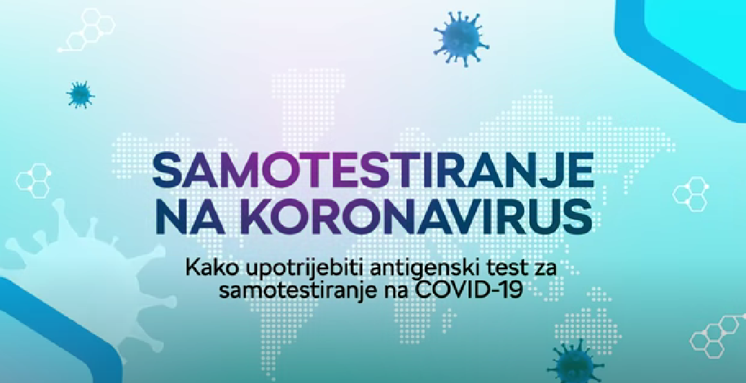 Video s uputama za samotestiranje