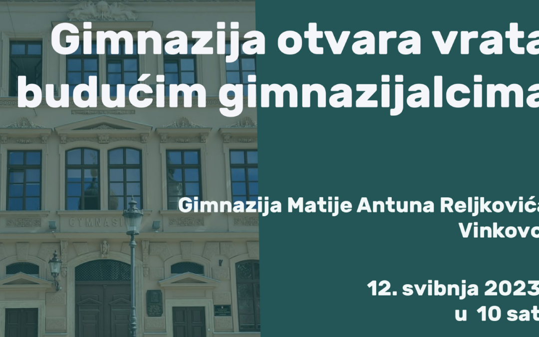 Dani otvorenih vrata naše Gimnazije